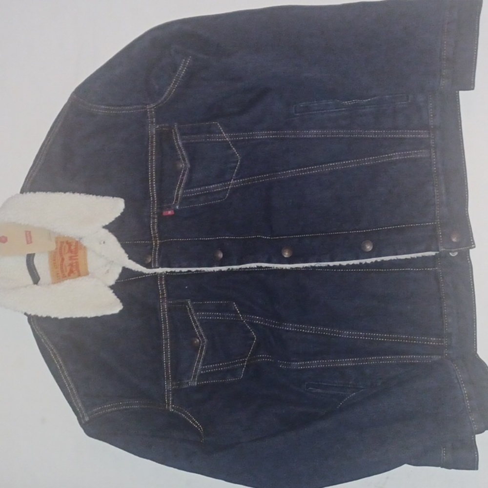Levi's Demin Sherpa Lined Trucker Jacket  Size-XXL NWT